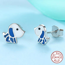 Load image into Gallery viewer, Beagle Love Silver Earrings - Charming Gift for Beagle Lovers-Dog Themed Jewellery-Beagle, Dogs, Earrings, Jewellery-9