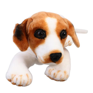 Front image of a Beagle tissue box holder in the most adorable Beagle loving design