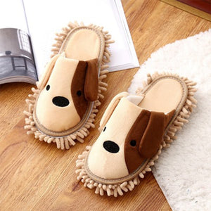 Image of indoor mop beagle slippers