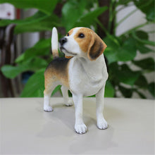 Load image into Gallery viewer, Image of a realistic and lifelike Beagle statue - side facing