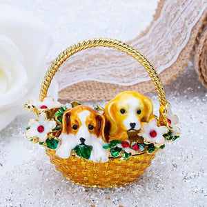 Beautiful Beagle Love Small Jewellery Box FigurineHome Decor