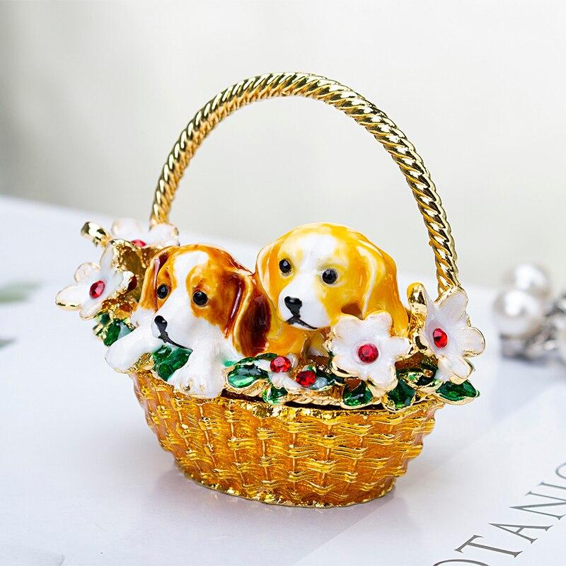 Beautiful Beagle Love Small Jewellery Box FigurineHome Decor