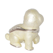 Load image into Gallery viewer, Beautiful Bichon Frise Love Small Jewellery Box FigurineHome Decor