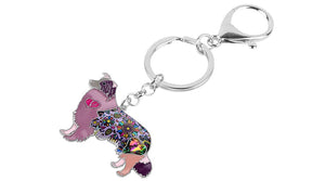 Beautiful Border Collie Love Enamel Keychains-Accessories-Accessories, Border Collie, Dogs, Keychain-11
