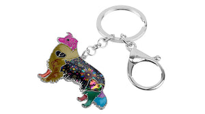Beautiful Border Collie Love Enamel Keychains-Accessories-Accessories, Border Collie, Dogs, Keychain-8