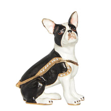 Load image into Gallery viewer, Image of a cutest boston terrier jewelry box