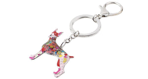 Beautiful Doberman Love Enamel Keychains-Accessories-Accessories, Doberman, Dogs, Keychain-10