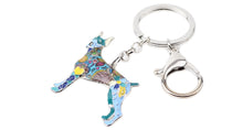 Load image into Gallery viewer, Beautiful Doberman Love Enamel Keychains-Accessories-Accessories, Doberman, Dogs, Keychain-11
