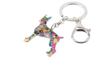 Load image into Gallery viewer, Beautiful Doberman Love Enamel Keychains-Accessories-Accessories, Doberman, Dogs, Keychain-8