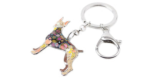 Beautiful Doberman Love Enamel Keychains-Accessories-Accessories, Doberman, Dogs, Keychain-9