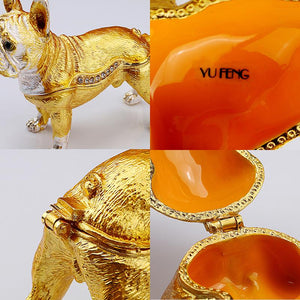 Beautiful French Bulldog Love Jewellery BoxHome Decor