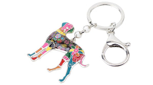 Beautiful Great Dane Love Enamel Keychains-Accessories-Accessories, Dogs, Great Dane, Keychain-10