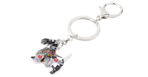 Beautiful Scottish Terrier Love Enamel Keychains-Accessories-Accessories, Dogs, Keychain, Scottish Terrier-10