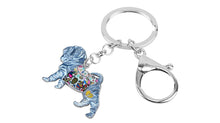 Load image into Gallery viewer, Beautiful Shar Pei Love Enamel Keychains-Accessories-Accessories, Dogs, Keychain, Shar Pei-10