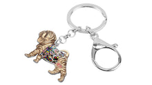Load image into Gallery viewer, Beautiful Shar Pei Love Enamel Keychains-Accessories-Accessories, Dogs, Keychain, Shar Pei-8
