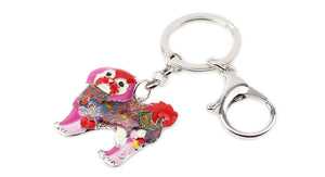 Beautiful Shih Tzu Love Enamel Keychains-Accessories-Accessories, Dogs, Keychain, Shih Tzu-10
