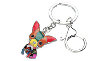 Load image into Gallery viewer, Beautiful Sitting Chihuahua Puppy Love Enamel Keychains-Accessories-Accessories, Chihuahua, Dogs, Keychain-10