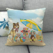 Load image into Gallery viewer, Beauty and the Beach Rough Collie Cushion CoverCushion CoverAll Together