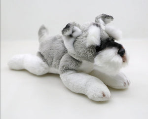 Belly Flop Schnauzer Stuffed Animal Plush Toy-Soft Toy-Dogs, Home Decor, Schnauzer, Soft Toy, Stuffed Animal-6