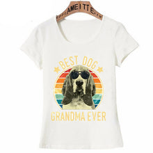 Load image into Gallery viewer, Best Basset Hound Grandma Ever Womens T Shirt-Apparel-Apparel, Basset Hound, Dogs, T Shirt, Z1-2