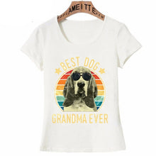 Load image into Gallery viewer, Best Basset Hound Grandma Ever Womens T Shirt-Apparel-Apparel, Basset Hound, Dogs, T Shirt, Z1-S-1