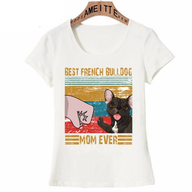 Best Black French Bulldog Mom Ever Womens T-Shirt-Apparel-Apparel, Dogs, French Bulldog, T Shirt, Z1-XXXL-1