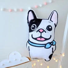 Load image into Gallery viewer, Best Friends Frenchie and Pug Huggable Cushion PillowsHome DecorFrench Bulldog