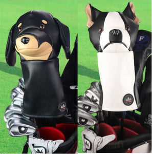 Best Friends Dachshund and Boston Terrier Golf Driver Club CoversHome Decor