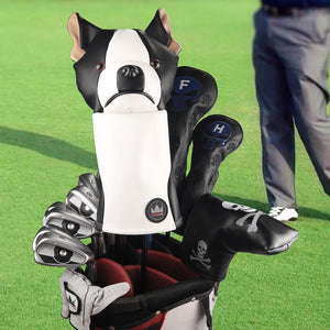 Best Friends Dachshund and Boston Terrier Golf Driver Club CoversHome Decor