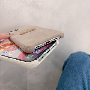 Bichon Frise Love Soft Plush iPhone Case-Cell Phone Accessories-Accessories, Bichon Frise, Dogs, iPhone Case-7