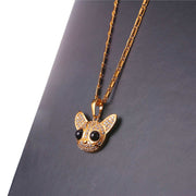 Big Beady Eyed Chihuahua Women’s Necklace-Dog Themed Jewellery-Chihuahua, Dogs, Jewellery, Necklace-7