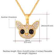 Big Beady Eyed Chihuahua Women’s Necklace-Dog Themed Jewellery-Chihuahua, Dogs, Jewellery, Necklace-9