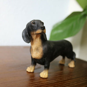 Black and Tan Dachshund Love Lifelike Figurine-Home Decor-Dachshund, Dogs, Figurines, Home Decor-10