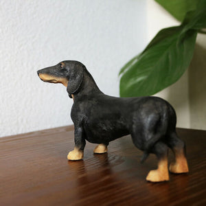 Black and Tan Dachshund Love Lifelike Figurine-Home Decor-Dachshund, Dogs, Figurines, Home Decor-3
