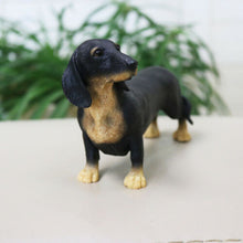 Load image into Gallery viewer, Black and Tan Dachshund Love Lifelike Figurine-Home Decor-Dachshund, Dogs, Figurines, Home Decor-8