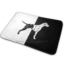 Load image into Gallery viewer, Black and White Dalmatian Love Floor Rug-Home Decor-Dalmatian, Dogs, Home Decor, Rugs-Black and White-Small-2