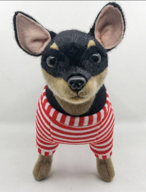 Black and tan chihuahua stuffed deals animal