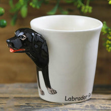 Load image into Gallery viewer, Black Labrador Love 3D Ceramic CupMug