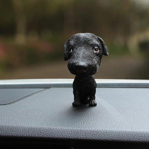 Black Labrador Love Car Bobblehead-Car Accessories-Black Labrador, Bobbleheads, Car Accessories, Dogs, Figurines, Labrador-Labrador - Black-2