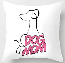 Load image into Gallery viewer, Black Labrador Mom and Dad Matching Cushion Covers-Home Decor-Black Labrador, Cushion Cover, Dogs, Home Decor, Labrador-Mom-3