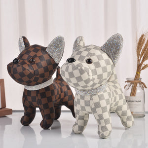 Blingy French Bulldog PU Leather Statue-Home Decor-Dogs, French Bulldog, Home Decor, Statue-18