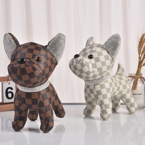 Blingy French Bulldog PU Leather Statue-Home Decor-Dogs, French Bulldog, Home Decor, Statue-19