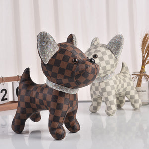 Blingy French Bulldog PU Leather Statue-Home Decor-Dogs, French Bulldog, Home Decor, Statue-20