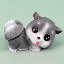 Load image into Gallery viewer, Image of a super cute Siberian Husky bobblehead in the cutest bobble-butt Husky design