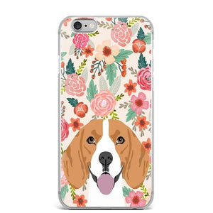 Boston Terrier in Bloom iPhone CaseCell Phone AccessoriesBeagleFor 5 5S SE