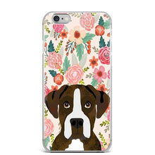 Load image into Gallery viewer, Boston Terrier in Bloom iPhone CaseCell Phone AccessoriesBoxerFor 5 5S SE