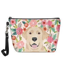 Load image into Gallery viewer, Boston Terrier in Bloom Make Up BagAccessoriesLabrador