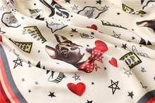 Load image into Gallery viewer, Boston Terrier Love Small ScarfAccessories