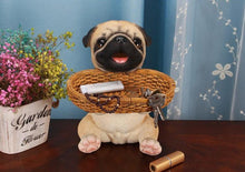 Load image into Gallery viewer, Boston Terrier Love Tabletop Organiser &amp; Piggy Bank StatueHome DecorPug
