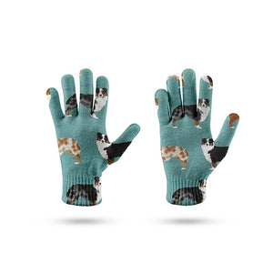Boston Terrier Love Touch Screen Gloves-Accessories-Accessories, Boston Terrier, Dogs, Gloves-12